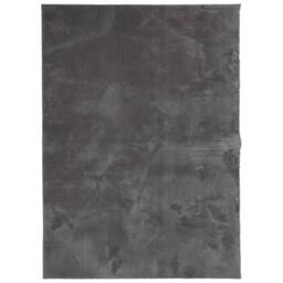 Berkfield Home Rug Short Pile Soft & Washable Anthracite 120x170 cm in Dark Grey - Size: 100 cm diameter - thumbnail 1