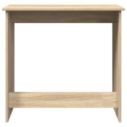Berkfield Home Decorative Desk Sonoma Oak 80x40x75 cm Engineered Wood in Light Tan - Size: 80 x 40 x 75 cm - thumbnail 4