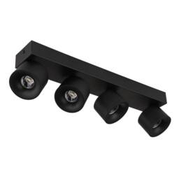 Netlighting Rae Ceiling Spotlight Bar Matt Black 4x LED 3000K - thumbnail 2