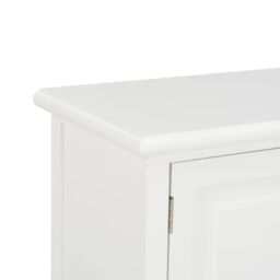 Berkfield Home TV Cabinet White 90x30x40 cm Wood - Size: 90 x 30 x 40 cm - thumbnail 6