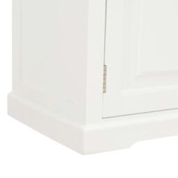 Berkfield Home TV Cabinet White 90x30x40 cm Wood - Size: 90 x 30 x 40 cm - thumbnail 7