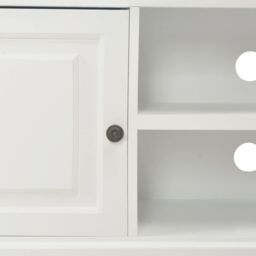 Berkfield Home TV Cabinet White 90x30x40 cm Wood - Size: 90 x 30 x 40 cm - thumbnail 8
