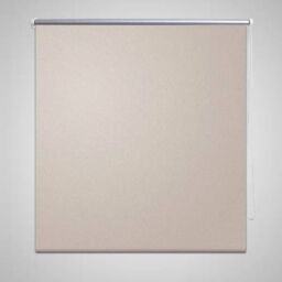 Berkfield Home Roller Blind Blackout 100 x 230 cm Beige - thumbnail 1