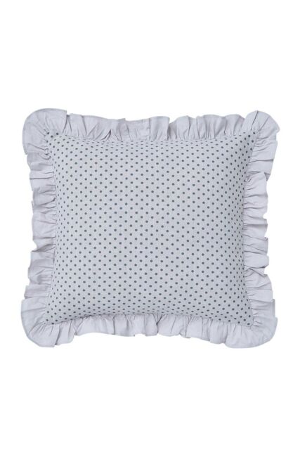 Helena Springfield 'Ness' Cotton Cushion in Grey - Size: 45 cm x 45 cm - image 1