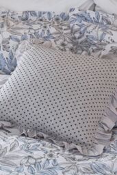 Helena Springfield 'Ness' Cotton Cushion in Grey - Size: 45 cm x 45 cm - thumbnail 2