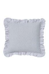 Helena Springfield 'Ness' Cotton Cushion in Grey - Size: 45 cm x 45 cm