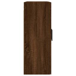 Berkfield Home Wall Mounted Cabinet Brown Oak 69.5x34x90 cm - thumbnail 8