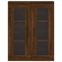 Berkfield Home Wall Mounted Cabinet Brown Oak 69.5x34x90 cm - thumbnail 7