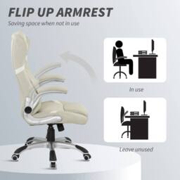 STILVORA Beige Office Chair with Adjustable Height & Armrests - thumbnail 9