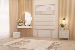 Somnior Chambery Plush Velvet Hybrid Pocket Sprung Orthopaedic Divan Bed Set with Upholstered Headboard in Ivory - Size: Single - thumbnail 5