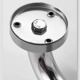 VOGREX Stainless Steel Grab Bar Anti Slip Bathroom Toilet Handle Rail 50 cm in Silver - thumbnail 5