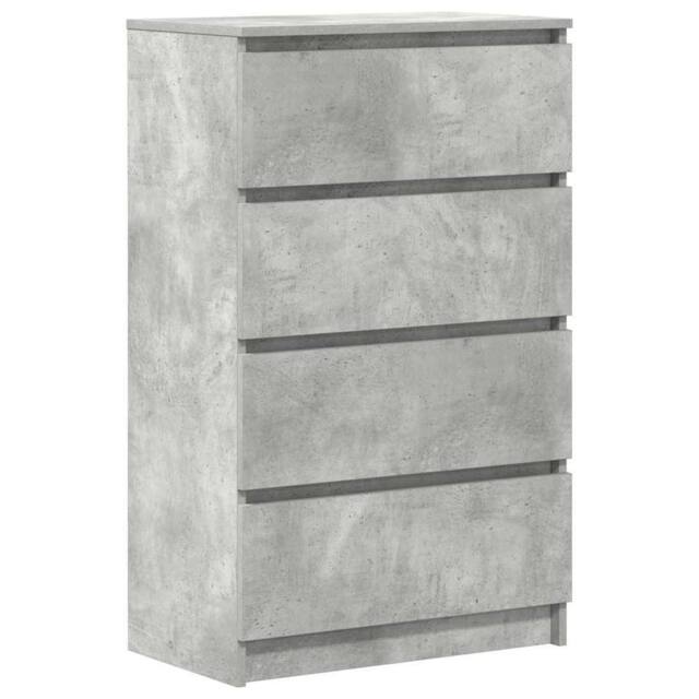 Berkfield Home Sideboard Concrete Grey 60x35x98.5 cm Engineered Wood - image 1