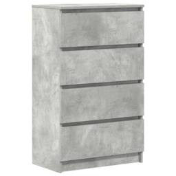 Berkfield Home Sideboard Concrete Grey 60x35x98.5 cm Engineered Wood - thumbnail 1