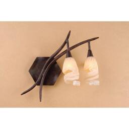 Netlighting (0017 005) Gaudi Wall Lamp Right 2 Light G9 BrownBlack Oxide in Brown - thumbnail 2