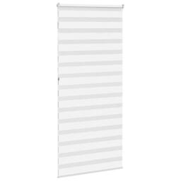 Berkfield Home Elegant Zebra Blind White 95x230 cm Fabric Width 90.9 cm Polyester - thumbnail 4