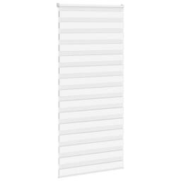 Berkfield Home Elegant Zebra Blind White 95x230 cm Fabric Width 90.9 cm Polyester