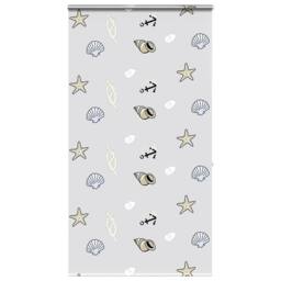 Berkfield Home Shower Roller Blind with Cassette 130x240 cm Fabric Width 126 cm in White - thumbnail 2
