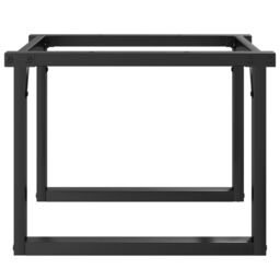 Berkfield Home Coffee Table Legs O-Frame 60x50x38 cm Steel - Size: 60 x 50 x 38 cm - thumbnail 5