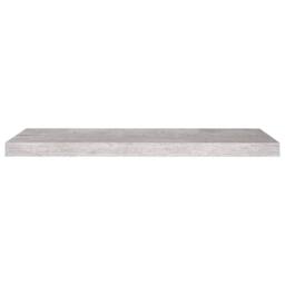 Berkfield Home Durable Floating Wall Shelves 2 pcs Concrete Grey 80x23.5x3.8 cm MDF - thumbnail 5