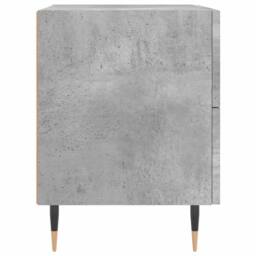Berkfield Home Bedside Cabinet Concrete Grey 40x35x47.5 cm Engineered Wood - thumbnail 7