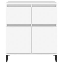 Berkfield Home Sideboard White 60x35x70 cm Engineered Wood - Size: 60 x 35 x 70 cm - thumbnail 7