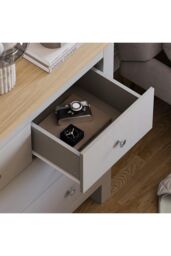 Home Discount Vida Designs Arlington 2+2 Drawer Chest Storage Bedroom Furniture in Grey - thumbnail 4