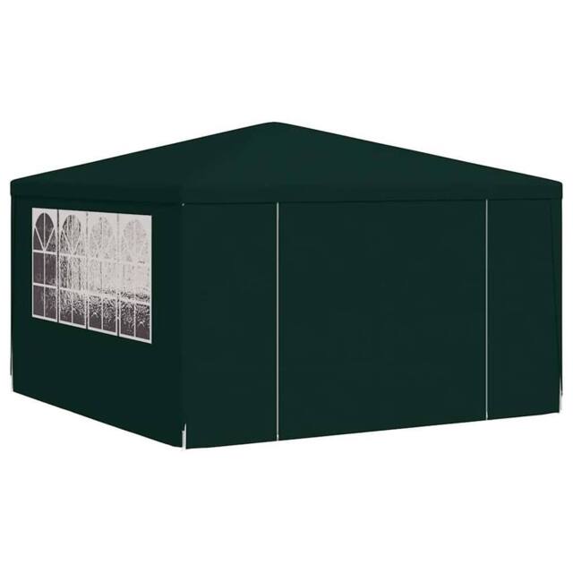 Berkfield Home Professional Party Tent with Side Walls 4x4 m Green 90 g/m? - image 1