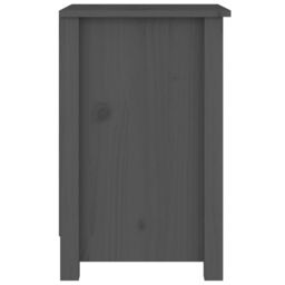 Berkfield Home Bedside Cabinets 2 pcs Grey 40x35x55 cm Solid Wood Pine - Size: 40 x 35 x 55 cm - thumbnail 5