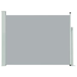 Berkfield Home Patio Retractable Side Awning 140x500 cm Grey - thumbnail 2