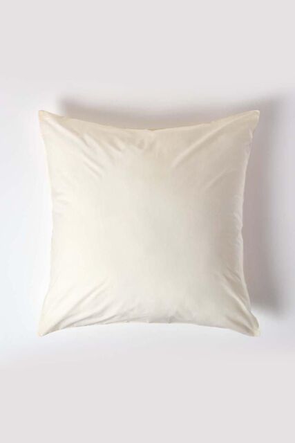 Homescapes Continental Egyptian Cotton Pillowcase 200 TC, 80 x 80 cm in Cream - image 1