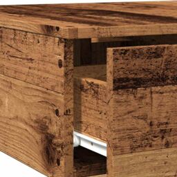 Berkfield Home Coffee Table Old Wood 90x60x31 cm Engineered Wood in Brown - Size: 90 x 60 x 31 cm - thumbnail 8