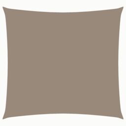 Berkfield Home Sunshade Sail Oxford Fabric Square 3x3 m Taupe - thumbnail 2