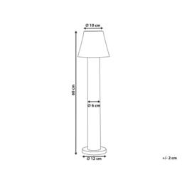 Wyld and Coco 60cm Black Aluminium LED Bollard Light - thumbnail 4