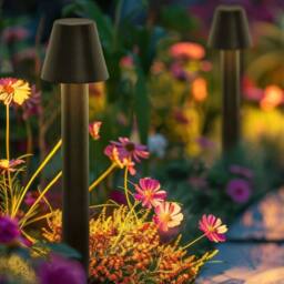 Wyld and Coco 60cm Black Aluminium LED Bollard Light - thumbnail 1