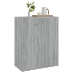 Berkfield Home Sideboard Grey Sonoma 60x30x75 cm Engineered Wood - Size: 60 x 30 x 75 cm - thumbnail 4