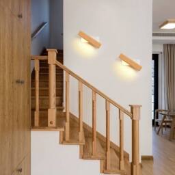 Pheashine Modern Wooden Wall Light 4W 3000K Warm White in Brown - thumbnail 5