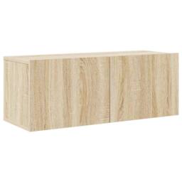 Berkfield Home 6 Piece TV Cabinet Set Sonoma Oak Engineered Wood in Light Oak - thumbnail 4