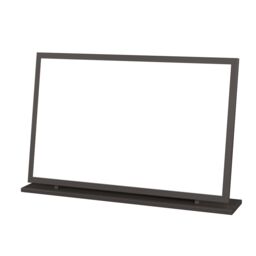Ready Assembled 2 U Washington Large Mirror (Ready Assembled) in Dark Grey - thumbnail 4