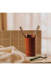 Cosmic Toothbrush Holder, Bathroom Tumbler, Avenir Collection in Light Sand - thumbnail 5