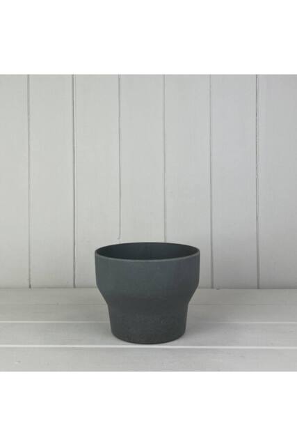 KDMD Earthy Anthracite Bamboo Minimalist Pot in Grey - image 1