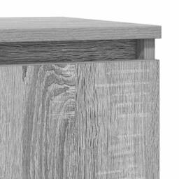 Berkfield Home Sideboard Grey Sonoma 57x34x76 cm Engineered Wood - Size: 57 x 34 x 76 cm - thumbnail 9