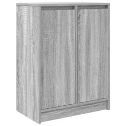 Berkfield Home Sideboard Grey Sonoma 57x34x76 cm Engineered Wood - Size: 57 x 34 x 76 cm - thumbnail 1