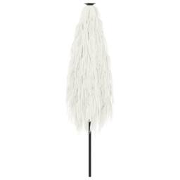 Berkfield Home Garden Parasol with Steel Pole White 248x248x248 cm - Size: 248 x 248 x 248 cm - thumbnail 6