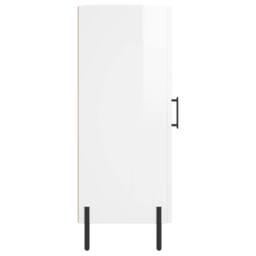 Berkfield Home Sideboard High Gloss White 34.5x34x90 cm Engineered Wood - thumbnail 7