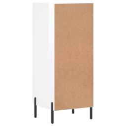 Berkfield Home Sideboard High Gloss White 34.5x34x90 cm Engineered Wood - thumbnail 8