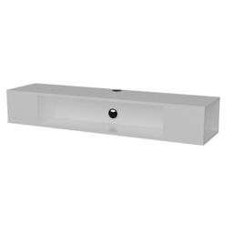 Decorotika Peti Floating TV Stand TV Unit in White - thumbnail 2