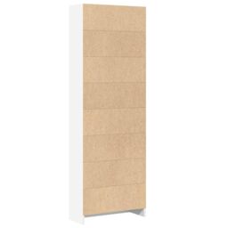 Berkfield Home Bookcase White 60x24x176 cm Engineered Wood - Size: 60 x 24 x 176 cm - thumbnail 6