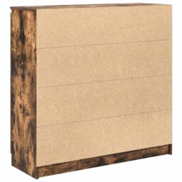 Berkfield Home Sideboard with Drawers Smoked Oak 100.5x35x98.5 cm Engineered Wood in Brown - thumbnail 8