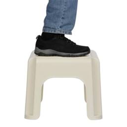 SPETLEK 120KG STEP STOOL Heavy Duty - Home, Bedroom, Kitchen, Cream - thumbnail 3