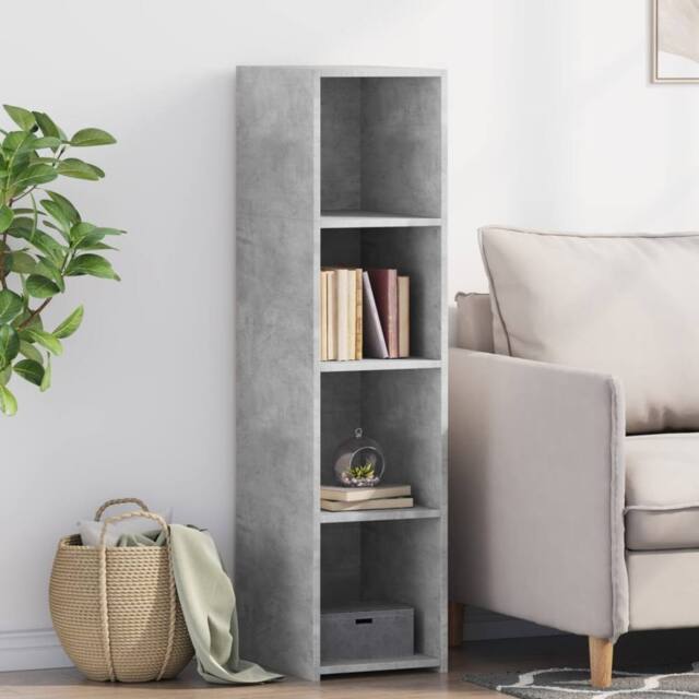 Berkfield Home Highboard Concrete Grey 30x41x124 cm Engineered Wood - Size: 30 x 41 x 124 cm - image 1